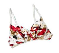 GHAKKE Soutien-Gorge 100% Soie De Mûrier, Soutien-Gorge Triangle Ultra-Fin D'été, Soutien-Gorge Sexy en Satin Double Face, Bras sans Fil Confortable Au Quotidien(13,46/105)