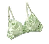 GHAKKE Soutien-Gorge 100% Soie De Mûrier, Soutien-Gorge Triangle Ultra-Fin D'été, Soutien-Gorge Sexy en Satin Double Face, Bras sans Fil Confortable Au Quotidien(08,44/100)