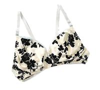 GHAKKE Soutien-Gorge 100% Soie De Mûrier, Soutien-Gorge Triangle Ultra-Fin D'été, Soutien-Gorge Sexy en Satin Double Face, Bras sans Fil Confortable Au Quotidien(18,40/90)