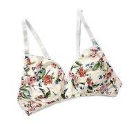 GHAKKE Soutien-Gorge 100% Soie De Mûrier, Soutien-Gorge Triangle Ultra-Fin D'été, Soutien-Gorge Sexy en Satin Double Face, Bras sans Fil Confortable Au Quotidien(12,46/105)