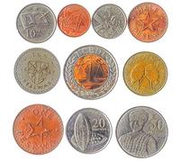 Ghana 10 PIÈCES 1 PESEWA - 1 CEDI. Ancienne Collection DE PIÈCES DE Monnaie DE L’Afrique DE L’Ouest, Depuis 1965. Choix Parfait pour Votre Tirelire, Porte-Monnaie ET Album pour LA Monnaie