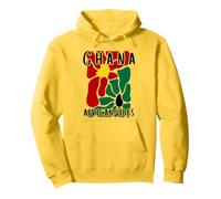 Ghana African Vibes Boho Fleurs Abstrait Afrique Art Sweat à Capuche