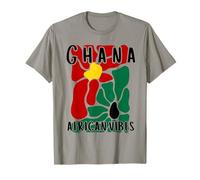 Ghana African Vibes Boho Fleurs Abstrait Afrique Art T-Shirt