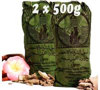 Ghassoul Argile de lavage originale Argile de lave Cheveux Soin du corps Masque de visage Peeling Sauna 2x500 g