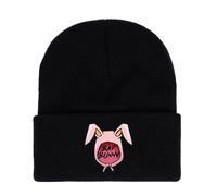 GHAYUCR Bonnet Homme Bad Bun. ny, Bonnet Brimless Uni.que avec Imprimé, Chapeaux Léger Adapté Patinage, Course à Pied, Slouch(Black1)