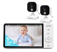 GHB Babyphone Caméra 5" avec Camera Supplémentaire