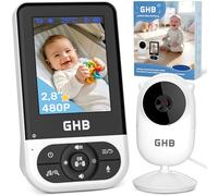 GHB Babyphone Camera Bebe Surveillance sans WiFi VOX Vision Nocturne Noir