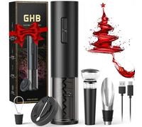 GHB Tire-Bouchon Électrique 6 en 1 Rechargeable Câble USB Type-C