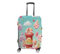 GHBNK Candy Happy Housses de protection pour valises de voyage lavables extensibles pour bagages de 48,3 à 81,3 cm, Style :, M