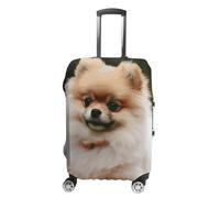 GHBNK Housse de protection pour valise, housse de bagage de voyage pour chien de Poméranie à poils courts, housse de protection lavable extensible pour bagages de 48,3 à 81,3 cm, Style :, M