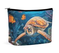 GHBNK Trousse de toilette portable avec lèvres rouges - Trousse de maquillage de voyage pour femme, Poisson tropical étoile de mer, Taille unique