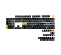 GHBOTTOM 128 touches Dye Subbed PBT Keycaps Set Pharaoh Cherry MX Profil pour joueur de jeu, clavier de game, clavier, embouts uniques Pharaoh Keycaps