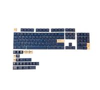 GHBOTTOM 128 touches Dye Sublimation PBT Keycaps Stargaze Cherry Profile pour MX Switch Gaming Clavier mécanique Motif unique Dye Sub Keycaps Cherry Profileblack