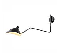 GHBSDNEPP Applique Murale Industrielle À Bras Articulé, Design Moderne Et Pivotant, Idéale Pour La Chambre, Le Salon, Le Bureau Ou Un Hôtel. Éclairage Décoratif Intérieur./Noir/1 Tête : 37,4"