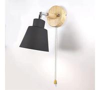 GHBSDNEPP Applique Murale Moderne Avec Interrupteur À Chaînette Et Orientation Réglable, Idéale Pour Une Chambre, Un Salon, Un Hall D'Entrée Ou Un Hôtel. Style Industriel. Culot E22./Sombre