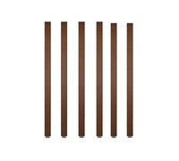 GHBSDNEPP Cloisons En Bois Avec Poteaux de Séparation Du Sol Au Plafond, Cloisons Et Poteaux Muraux Du Sol Au Plafond, Paravents Avec Poteaux En Bois, Colonnes D'Intimité Pour W/D/H90Cm/35,4In