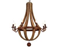 GHBSDNEPP Lustre de Style Campagnard Français, 6, Éclairage de Plafond Moderne/Le Vinte Fait de Vieilles Couleurs/8T