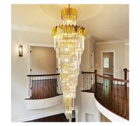 GHBSDNEPP Lustre En Cristal de Luxe Pour Hall D'Entrée, Boutique, Suspension Compatible Avec Les Hauts Plafonds, Luminaire Suspendu Pour Salon Et Escalier, Style Européen, Éclairage de Plafond Ambitie