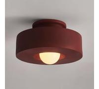 GHBSDNEPP Plafonnier de Balcon de Style Crème Coloré Minimaliste Moderne Plafonnier Circulaire En Résine Médiévale Plafonnier Nordique E27 Hall D'Entrée, Studio, Hôtel, Porche, Couloir, Plafonnier de