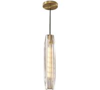 GHBSDNEPP Suspension En Verre - Lustre Industriel En Cristal Transparent Pour Îlot de Cuisine, Lampe Suspendue de Style Ferme Vintage Pour Salle À Manger, Chambre Et Salle Den/Clair