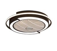 GHBSDNEPP Ventilateur de Plafond Semi-Encastré de 58 Cm (23 Pouces) Avec Télécommande, Plafonnier Discret Sans Pales, Idéal Pour Chambre D'Enfant, Chambre À Coucher Ou Salon.