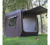 GHCCDAM Abri De Hayon Universel 2 en 1 - Tente De Coffre avec Double Couche Anti-UV, 4 Personnes pour Camping, Randonnée Et Overland