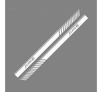 GHCPMQ 2 Pièces Autocollants Latéraux Carrosserie pour Juke,Auto-Adhésif Voiture Jupe Latérale Stripe Autocollant Décoration Accessoires,E/White