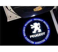 GHCPMQ Projecteur de Logo Car LED Intérieur pour Peugeot 107 108 206 207 308 307 508 2008 3008, Lumiere Voiture Porte Le Logo LED pour Voiture