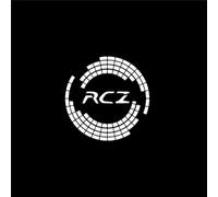 GHCPMQ Projecteur de Logo Car LED Intérieur pour Peugeot RCZ 2011-2014, Lumiere Voiture Porte Le Logo LED pour Voiture,A