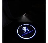 GHCPMQ Projecteur de Logo Car LED Intérieur pour Peugeot RCZ 408 407 308 508, Lumiere Voiture Porte Le Logo LED pour Voiture