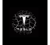 GHCPMQ Projecteur de Logo Car LED Intérieur pour Tesla Model Y/3/S/X, Lumiere Voiture Porte Le Logo LED pour Voiture