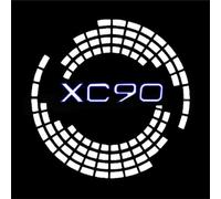 GHCPMQ Projecteur de Logo Car LED Intérieur pour Volvo XC90, Lumiere Voiture Porte Le Logo LED pour Voiture