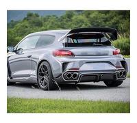 GHCPMQ Voiture Aileron Arrière pour VW Scirocco 2010,Arrière Toit Becquet Déflecteur Aileron Arrière Aile Lèvre Corps Kit Modification Remplacement Accessoires