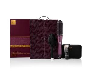 ghd - Coffret Brosse soufflante 2-en-1 ghd Duet Blowdry (Bordeaux) Crème volume, brosse et vanity inclus - Sèche et coiffe sans dommage, brushing longue tenue - S'utilise sur cheveux mouillés/secs