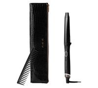 ghd - Coffret ghd Chronos Conical Wand - Boucleur cheveux (Noir) - Peigne et pochette inclus - Boucles naturelles, wavy facile - Coiffure 3x plus rapide, sans dommage - Toutes longueurs de Cheveux
