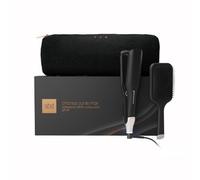 ghd - Coffret ghd Chronos Max - Lisseur cheveux avec brosse et pochette | Plaques larges 43mm - Cheveux longs, épais, bouclés - Sans chaleur extrême - Résultats HD, Coiffage 3x plus rapide, brillance