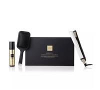 ghd - Lisseur Platinum+ - Fer à lisser professionnel (Blanc) - Des cheveux 75% plus brillants et 70% plus forts - S'adapte aux besoins de vos cheveux - Brosse ghd et Spray thermoprotecteur inclus