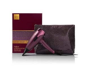 ghd - Sèche-cheveux ghd Helios - Seche cheveux professionnel (Bordeaux) Pochette incluse - 2200 watts, séchage puissant et précis, sans frisottis, 30% plus brillants - Recommandé par les coiffeurs