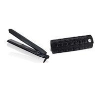 GHD - Styler Gold - Lisseur Cheveux (Noir) & Trousse pochette thermoresistante tapis pour styler fer à lisser GHD pour modèle mini, classic, max - Noir