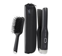 GHD Unplugged Styler Noir Coffret cadeau avec mini brosse plate