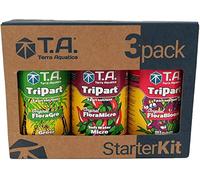 Ghe Pack de Culture Indoor | 3x0,5L | Terra AQUATICA Tripart® Soft Water FloraSeries StarterKit | Grow/Bloom | Made in France | Riche en minéraux | Hydroponie | AUXINE - Jardinerie Alternative®