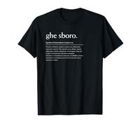 Ghe Sboro Définition Intercalaire Vénétie Ironique Dictionnaire T-Shirt