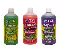 GHE Terra Aquatica Tripart Harwater Solution d'engrais complet pour plantes 3 x 1 l