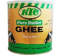 Ghee au beurre 100% pur KTC 2 kg comestible et aide à la cuisson