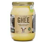 Ghee Bio - beurre clarifié selon l'ancienne recette ayurvédique - uniquement à partir du lait de vaches au pâturage - extrêmement digestible sans lactose - Exponatura (1250 g, Ghee)