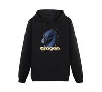 Ghee Eragon Christopher Paolini Book Saga Unisex Hooded Printed Pullover Hoodies Mens Black Sweatshirts Black M