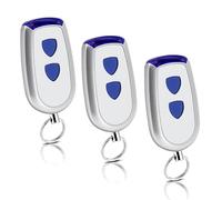 Ghekkli Lot de 3 Telecommande Porte de Garage, 433,92 MHz Telecommande Portail, 2 Canaux Compatible avec Normstahl EA433 2KS, EA 433 4KS, EA 433 2KM Micro, RCU 433-2, RCU 433-4, T433-4, N00280