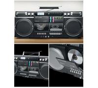 Ghetto Blaster (enceinte portable) - MUSE - M-380 GB - 80W - CD/Cassette/USB - Bluetooth / FM