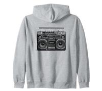 Ghetto Blaster Lecteur Cassette rétro années 80 90 Sweat à Capuche