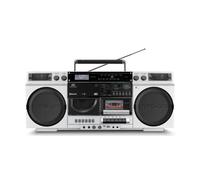 GHETTO BLASTER - MEDION - VINTAGE - DAB+ - CD/CASSETTE/USB/MP3 - 2X10W RMS - SILVER